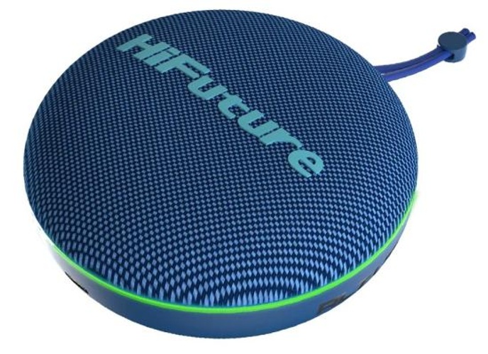 HiFuture Altus Bluetooth 5.3 Speaker with APTX waterproof, up to 8-Hours Battery Life, True Wireless Stereo (TWS) mode, 8.0, IPX5 - Blue product thumbnail 2