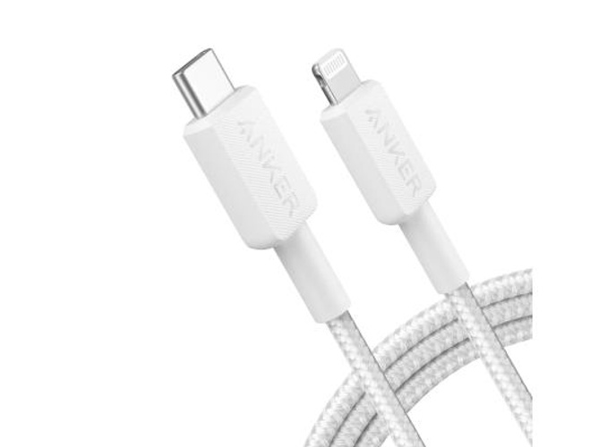 Anker 322 USB-C to Apple iPhone Lightning 1.8m MFI Licensed Charger/Data Cable - White product thumbnail 2