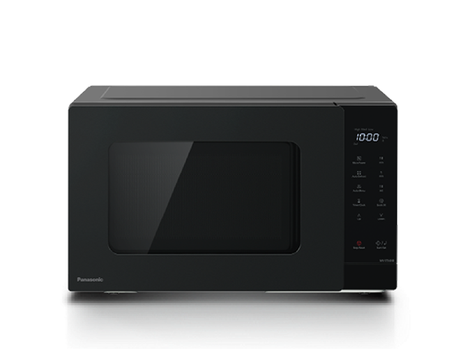 Panasonic 25L Microwave Oven NN-ST34NB - 800W Power - 9 Auto Cooking Menus - Quick 30 Function - Child Lock - Sleek Black Design
