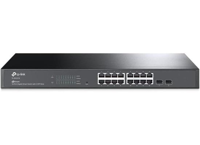 TP-Link TL-SG2218P 16 Port Gigabit Smart Managed PoE Switch16 PoE+ Ports 150W 2 SFP Slots Support Omada SDN PoE Recovery product thumbnail 2