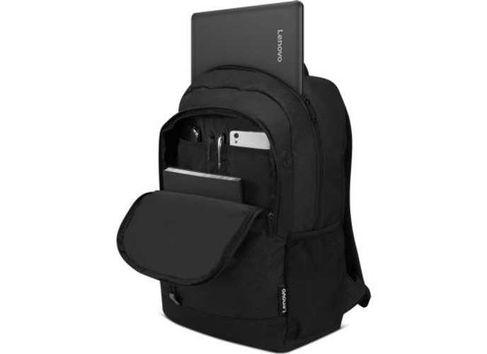 Lenovo Select Targus 16" Sport Backpack Sporty Outside & Business Inside Lightweight Large Zippered Two Water Bottle - Black product thumbnail 2