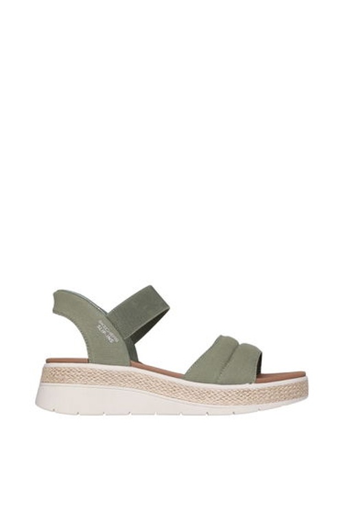 BOBS SUN RAY Slip-Ins Padded Vamp Quarter Strap Sandal Olive product thumbnail 2