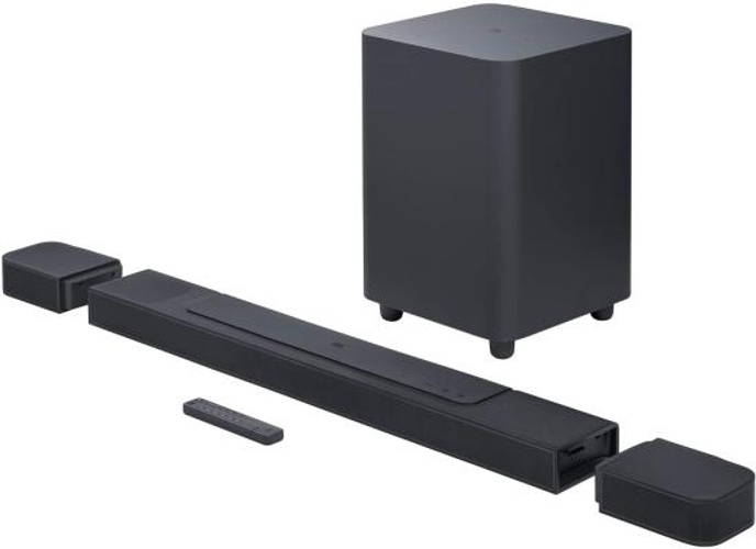 JBL BAR 1000 7.1.4-CH Soundbar with Speakers & Wireless Subwoofer, BT 5.0/ USB, Wi-Fi with AirPlay, DTS X & Multibeam, 880W Output Power, HDMI eARC with 4K Pass, Black product thumbnail 2