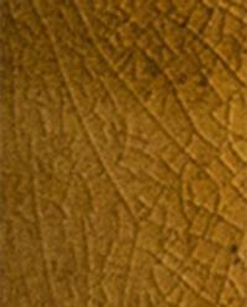 STONEWARE VASE WITH LEAVES