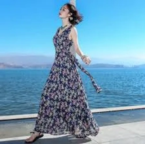 فستان ماكسي مزهر للنساء product thumbnail 2