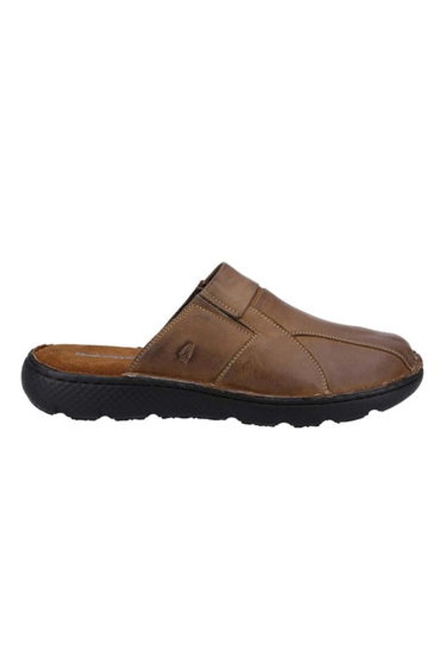 Hush Puppies Mens Carson Leather Mules - Brown product thumbnail 2