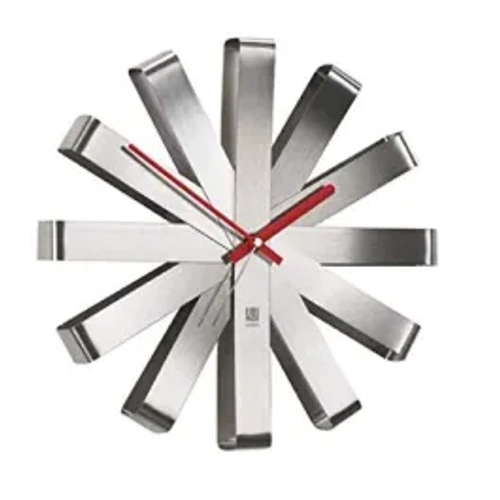Umbra Ribbon Wall Clock - Steel product thumbnail 2