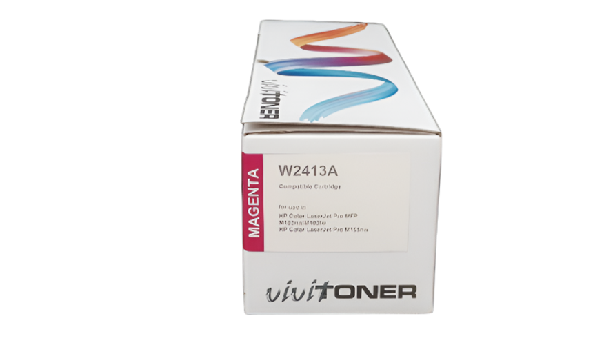 Vivit Ink Toner W2413A, Magenta with Chip product thumbnail 3