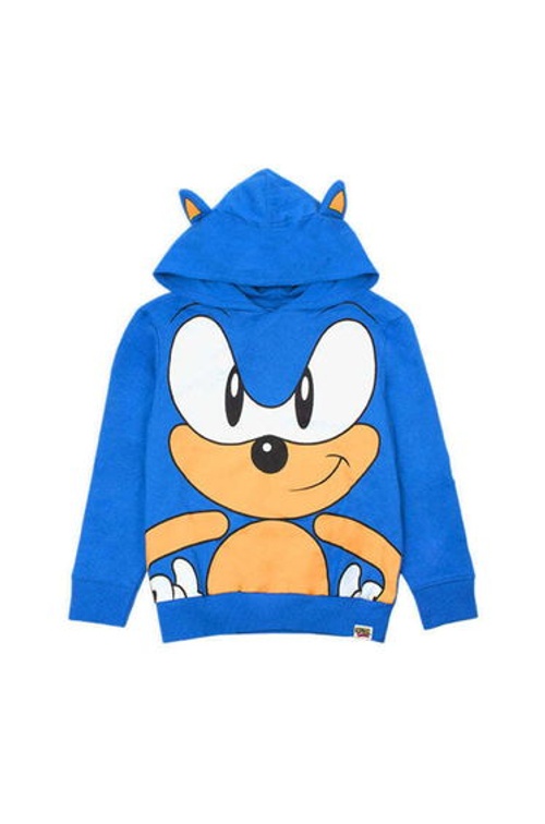 Sonic The Hedgehog Boys 3D Ears Hoodie - Blue