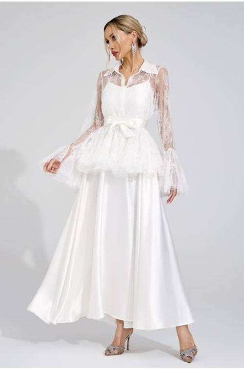 Agneta White Lace Set product thumbnail 4