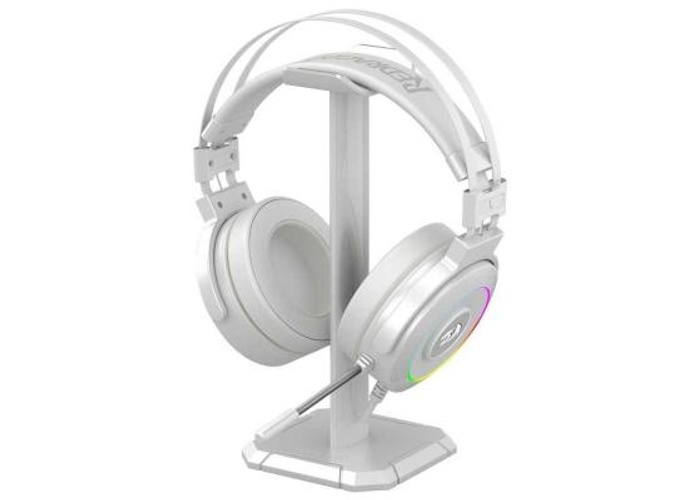 Redragon H320 Lamia 7.1 Surround Sound Volume Control Noise Cancelling RGB Light w/ Stand - White product thumbnail 2