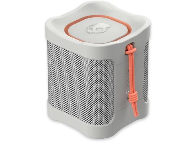 Skullcandy Terrain Mini Wireless Bluetooth Speaker - IPX7 Waterproof Portable with Dual Custom Passive Radiators, 14 Hour Battery, Nylon Wrist Wrap, & True Stereo - Bone product thumbnail 2