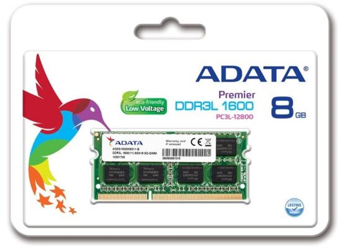 ADATA Premier 8GB 1600Mhz DDR3L RAM Memory Module for Laptops product thumbnail 2