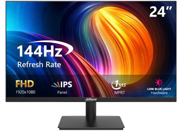 DAHUA LM24-A221Y 24” IPS Full HD up to 144Hz 1ms 99% sRGB Ultra-Narrow Bezel w/ VGA & HDMI Interface , Black product thumbnail 2