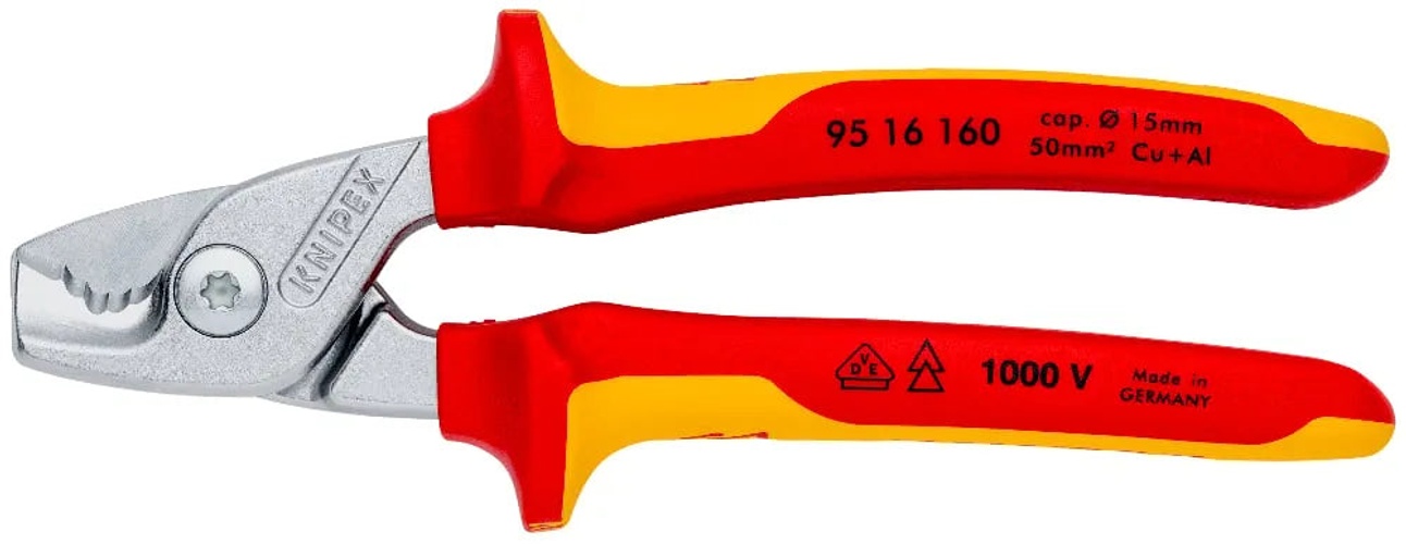 Knipex StepCut® Cable Shears 160mm | 95 16 160