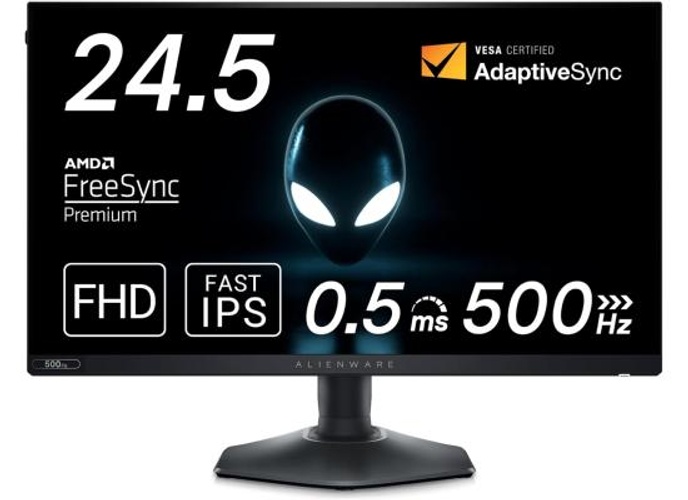 Dell Alienware AW2524HF 25" Full HD Fast IPS 500Hz (OC) 0.5 ms 1.07 Billion Colors 100% sRGB 95% DCI-P3 Adaptive-Sync 1x HDMI 2x DP & USB Hub product thumbnail 2