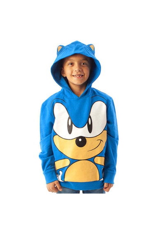 Sonic The Hedgehog Boys 3D Ears Hoodie - Blue product thumbnail 4