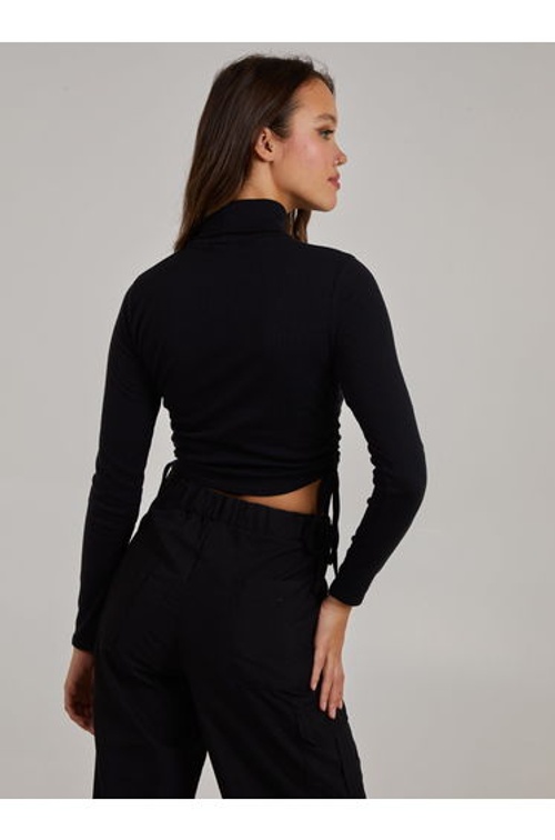 Ruched High Neck Side Top product thumbnail 4