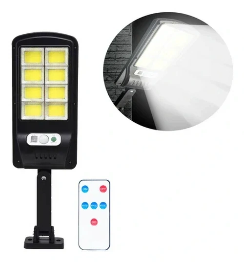 كشاف شمسي جداري LED مع حساس حركة وريموت – 3 أوضاع إضاءة مقاوم للماء