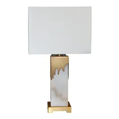 Nova Home "Lustre" Table Lamp – 53 cm – White Linen product thumbnail 2