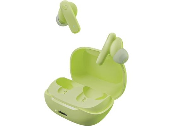 Skullcandy SMOKIN Buds Wireless Earbuds, Bluetooth Headphones, Noise Isolating Fit, Up to 20 Hours Battery, IPX4 Sweat and Water Resistant, Microphone for iPhone Android - Matcha product thumbnail 2