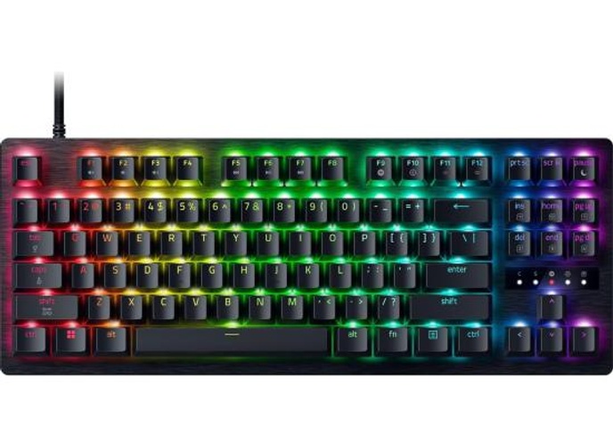 Razer Huntsman V3 TKL 8KHz Esports Gaming Keyboard — Analog Optical Switches Gen 2 with Rapid Trigger, Adjustable Actuation, Snap Tap, PBT Keycaps, True 8000hz Polling Rate, Onboard Memory — Black product thumbnail 2