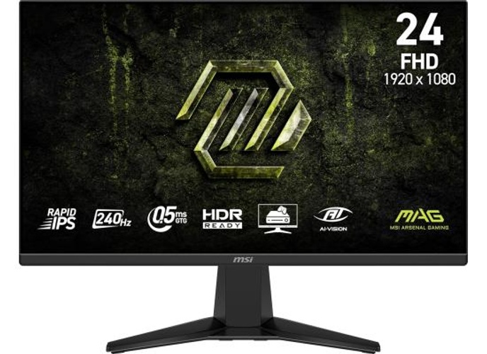 MSI MAG 245F X24 24" Rapid IPS Full HD 240Hz 0.5ms HDR Ready AI Vision AMD FreeSync™ Premium w/ 2x HDMI & DisplayPort Interface - Black product thumbnail 2
