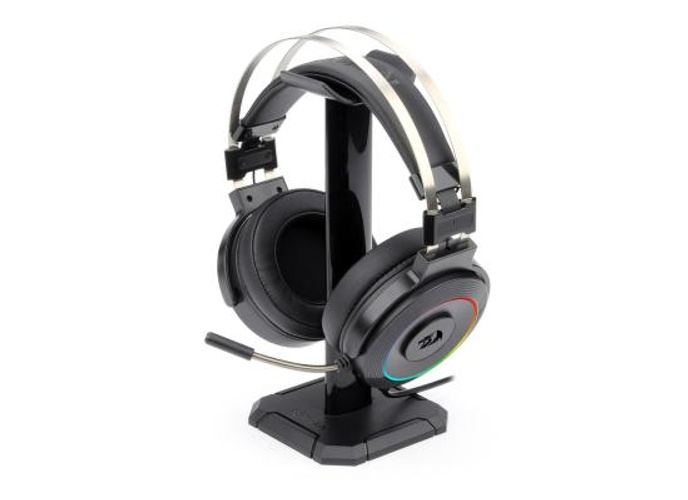 Redragon H320 Lamia 7.1 Surround Sound Volume Control Noise Cancelling RGB Light w/ Stand - Black product thumbnail 2