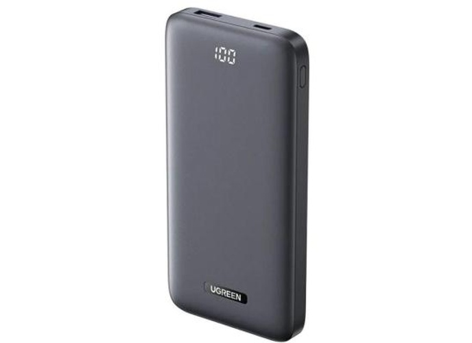 UGREEN PB200 10000mAh USB-A + USB-C Fast Charging 20W Power Bank - Gray product thumbnail 2