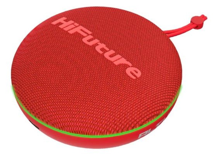 HiFuture Altus Bluetooth 5.3 Speaker with APTX waterproof, up to 8-Hours Battery Life, True Wireless Stereo (TWS) mode, 8.0, IPX5 - Red product thumbnail 2