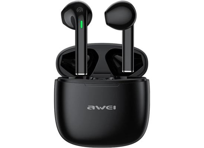 Awei T26 Pro Earbuds Wireless Bluetooth 5.3 Noise Cancelling Headphones True Wireless IPX6 Waterproof Stereo in-Ear Earphones with Built-in Microphone (Black) product thumbnail 2