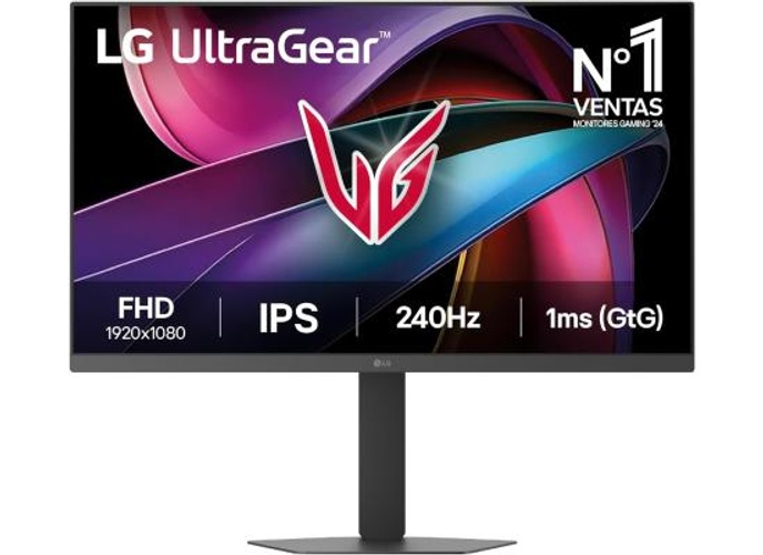 LG UltraGear 27G440A Gaming Monitor, 27" IPS Display, FHD Resolution, 240Hz Refresh Rate, 1ms (GtG @ Faster) Response Time, AMD FreeSync Premium & NVIDIA G-Sync Technology, Black product thumbnail 2