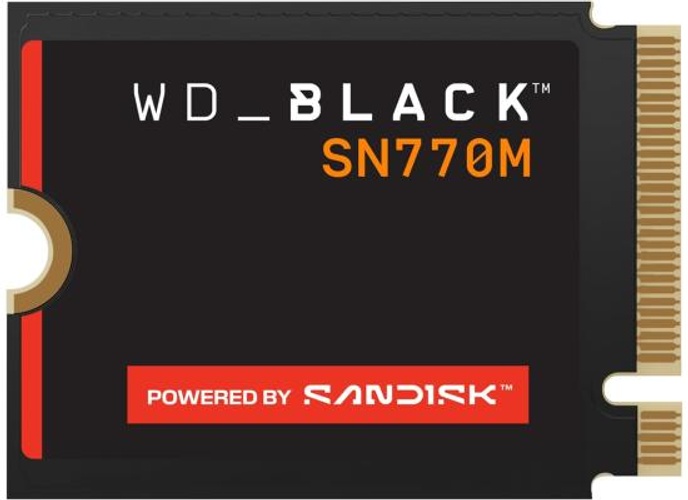 WD_BLACK 2TB SN770M M.2 2230 NVMe SSD for Handheld Gaming Devices and Compatible laptops. Speeds up to 5,150MB/s, TLC 3D NAND, Great for Asus ROG Ally, Steam Deck and Microsoft Surface product thumbnail 2