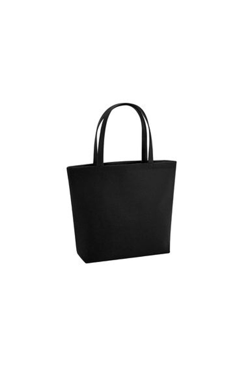 Bagbase Felt Shopper Bag - Black product thumbnail 2