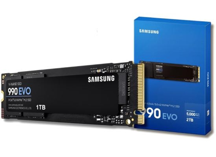 SAMSUNG SSD 990 EVO 2TB PCIe 5.0 M.2 2280 Seq Read Speeds Up-to 5,000MB/s w/ Power Efficienc & Smart Thermal Control product thumbnail 2