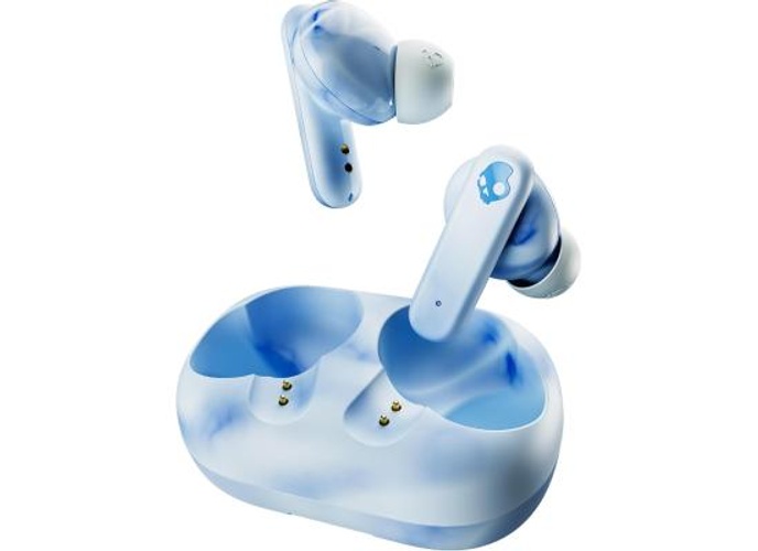 Skullcandy EcoBuds Sustainable Wireless Earbuds, Bluetooth Headphones, Up to 8 Hours Battery, Noise Isolating Fit, Battery-Free Charging Case, Microphone for iPhone Android - Glacier Blue product thumbnail 2