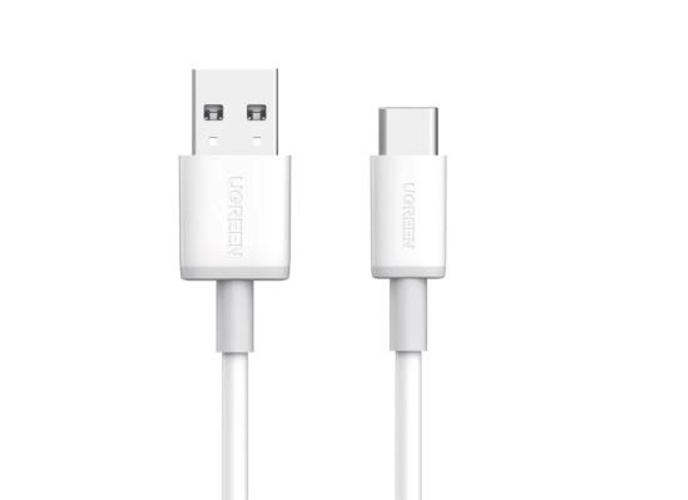 UGREEN USB-A To Type-C Charger Cable QC3.0 3A Fast Charging Cable 1M - White product thumbnail 2