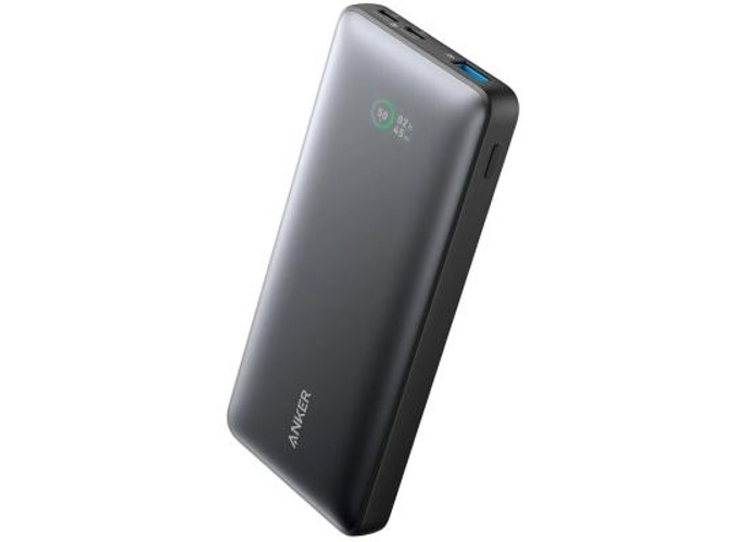 Anker 533 Power Bank10000mah Portable Charger-A1249 (PowerCore 25W) With 3 Port, 2 USB-C, 1 USB-A Fast Charging Battery Pack For iPhone Series, iPad, Samsung, Android and More - Black product thumbnail 2