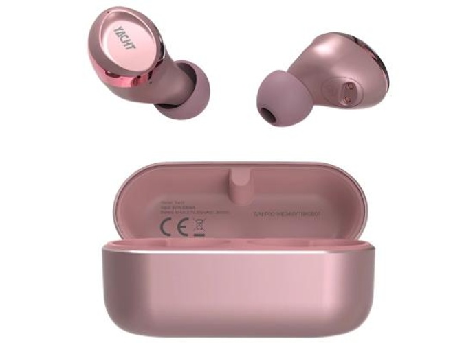 HiFuture YACHT True Bluetooth wireless 5.2 Earbuds with APTX Adaptive Qualcomm Chipset, Up to 20-Hours Battery Life, Wind Noise Cancellation 8.0, IPX5 - Rose Gold product thumbnail 2