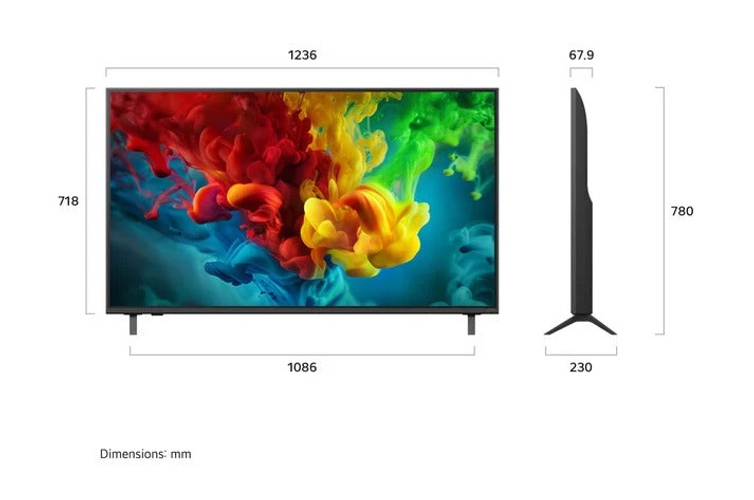 LG QNED Mini LED 55Inch, Smart & 4K, AI Assistant, Cinema Design, Dynamic QNED Color, Magic Remote product thumbnail 3