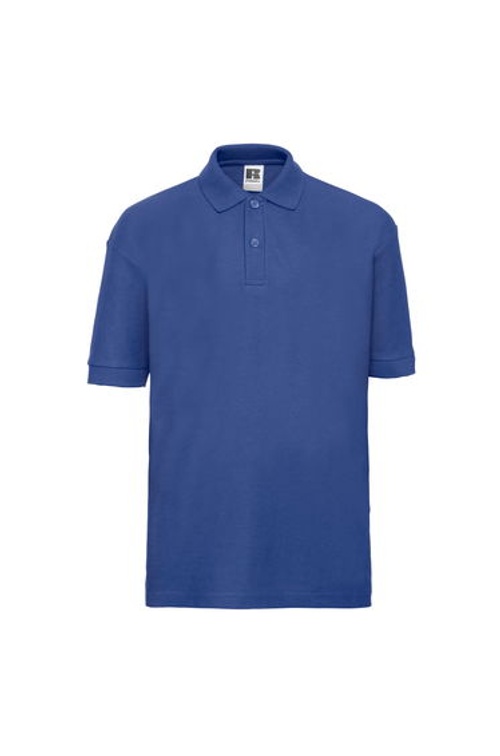 Russell Childrens/Kids Pique Polo Shirt - Bright Royal Blue