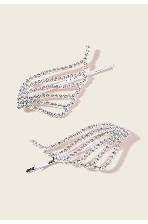 2-Pack Crystal Wing Bobby Pins product thumbnail 3
