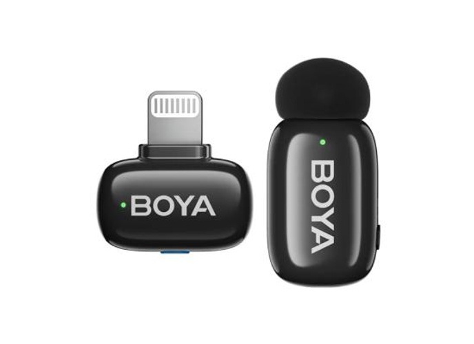 BOYA Mini-16 Wireless Lavalier Microphone for iPhone, AI Voice Change, Noise Reduce, 6H Battery Life & 328ft Range Lapel Mic for Vlogging Video Youtube Podcast TikTok product thumbnail 2
