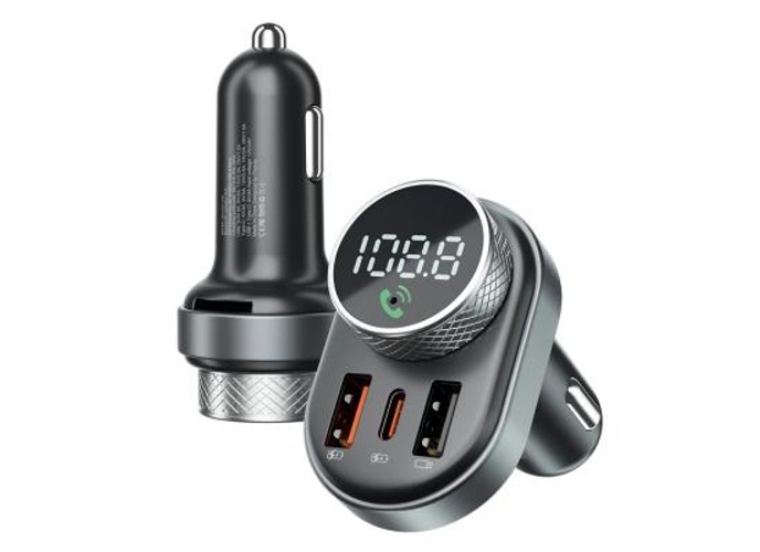 Proove Sound Link FM Transmitter + Car Charger 30W Fast Charging (PD+QC3.0) Type-C+USB - Black product thumbnail 2