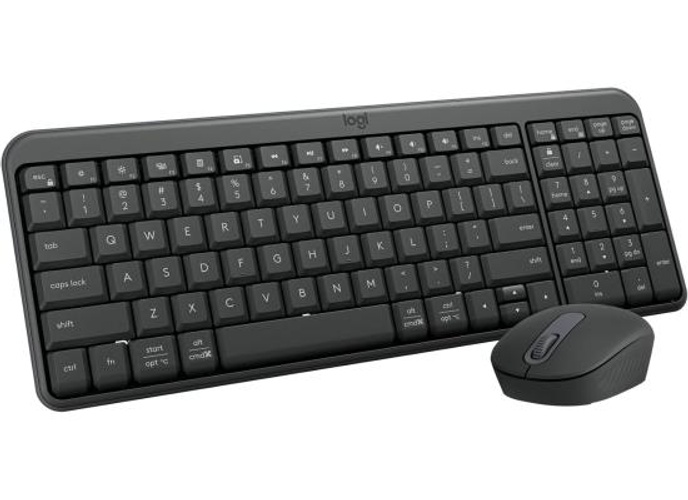 Logitech MK250 Bluetooth Mouse & Keyboard Combo Compact Wireless Keyboard, Ambidextrous Mouse, Durable Build - Windows/MacOS Arabic / English Layout - Graphite product thumbnail 2