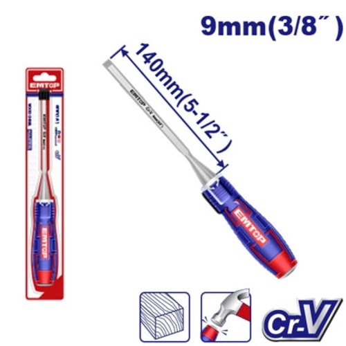 EMTOP EWCL0901 9mm Wood Chisel