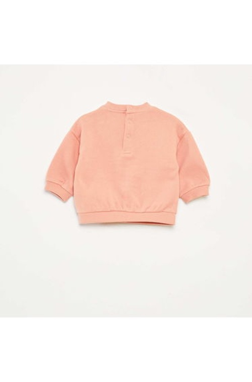 Sweatshirt fabric sweater + trousers set - 2-piece set PINK product thumbnail 2