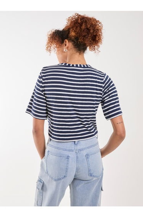 Striped Printed Graphic Tee product thumbnail 4