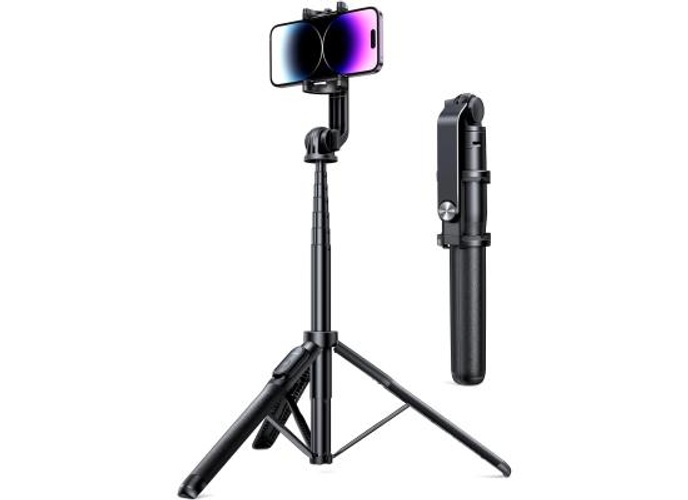 UGREEN Tripod Stand Filming Selfie Stick Bluetooth Remote 63”/1.6m Tall Phone Holder Portable 360° Rotating Mount Compatible with iPhone 16 Pro Max 15 Plus 14 13 12,Galaxy S24 Ultra A15,Camera product thumbnail 2