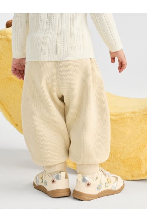 Unisex Jogger Pants with Embroidered Flowers product thumbnail 3